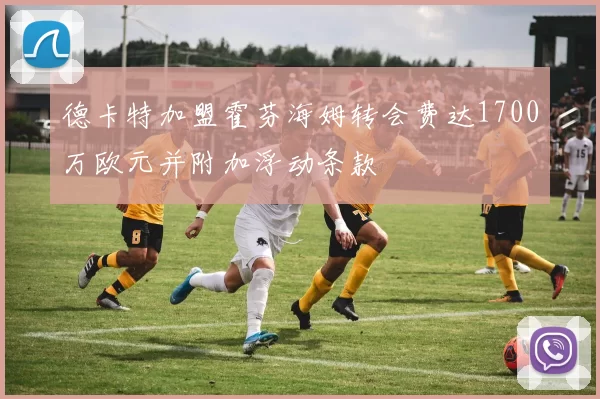 德卡特加盟霍芬海姆转会费达1700万欧元并附加浮动条款
